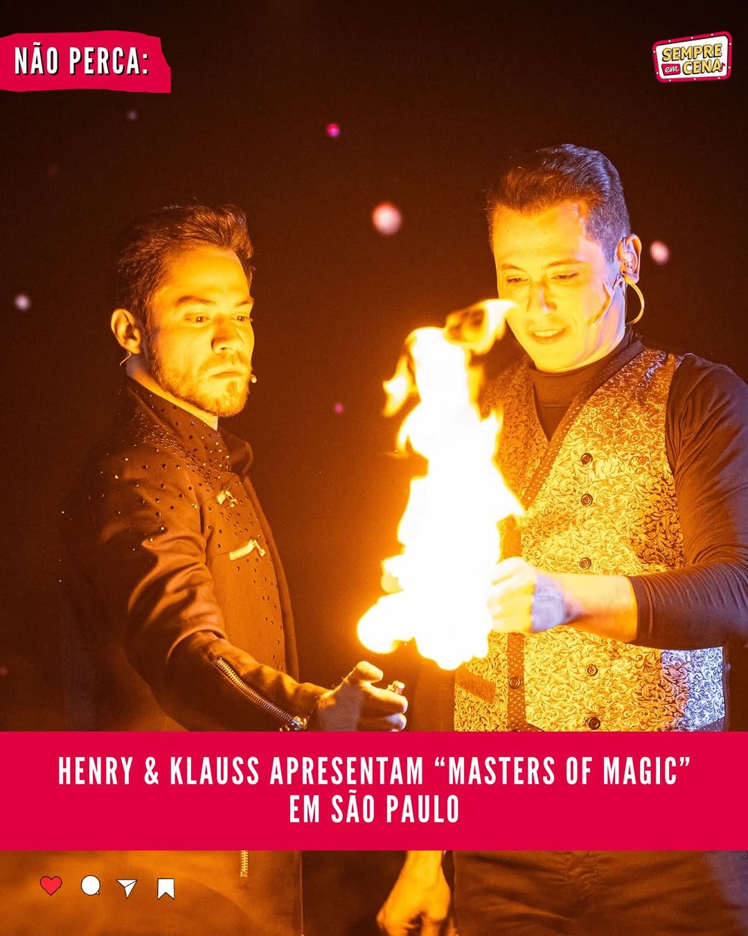 Grandes ilusionistas Henry e Klauss trazem o espetáculo Masters of Magic para São Paulo