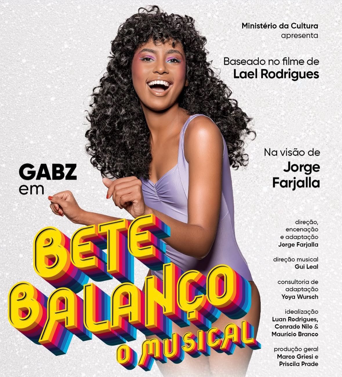 Gabz protagonizará espetáculo baseado no filme Bete Balanço