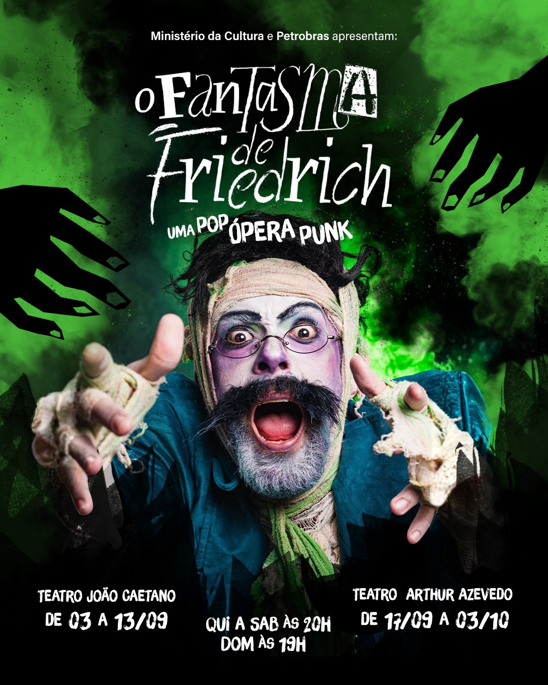 Musical O Fantasma de Friedrich estreia temporada em São Paulo com ingressos populares