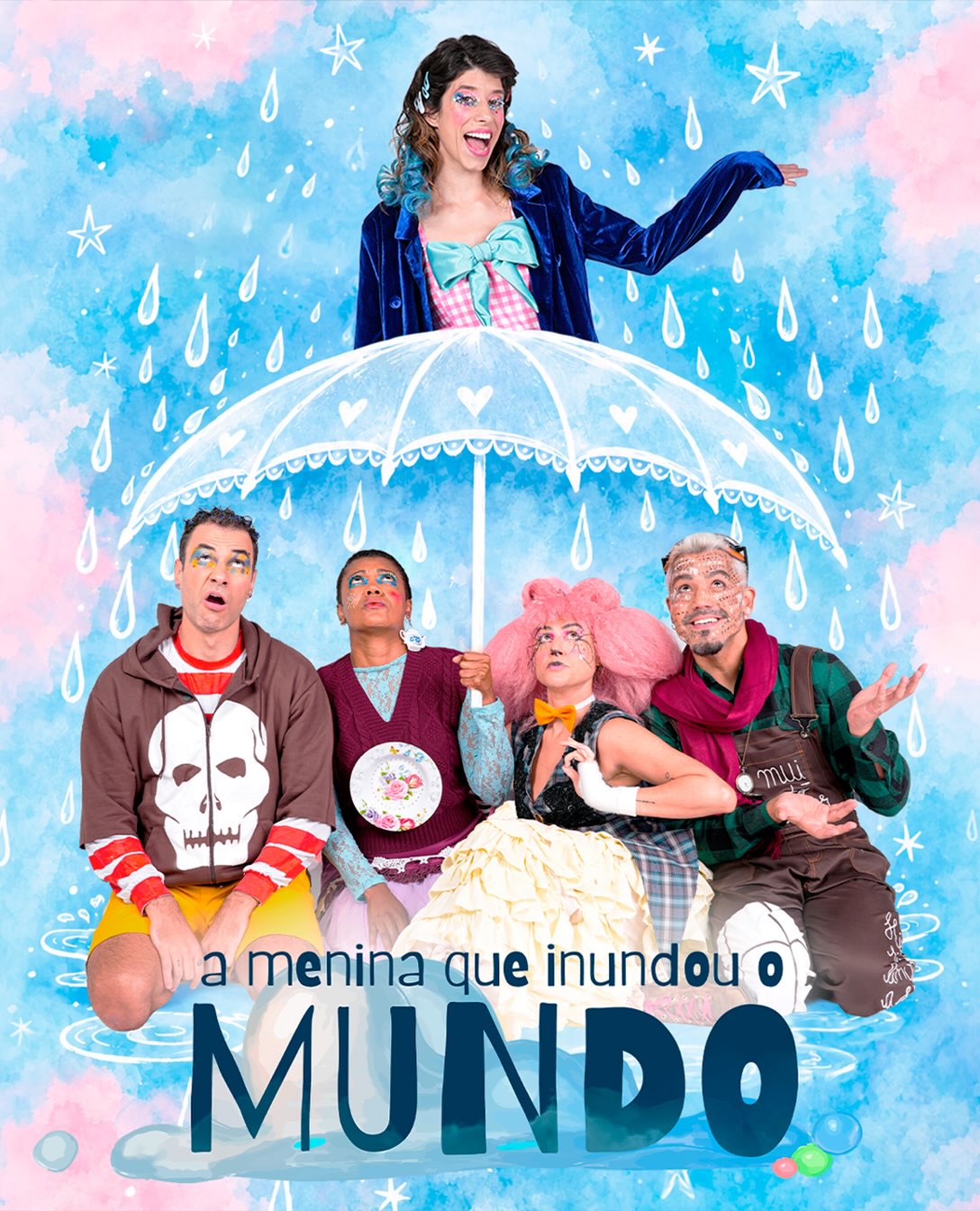 Espetáculo musical A Menina Que Inundou o Mundo estreia no Teatro Sérgio Cardoso